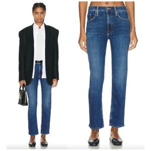 MOTHER The Mid Rise Rider Flood Jeans in Wash Right On Size US 27
